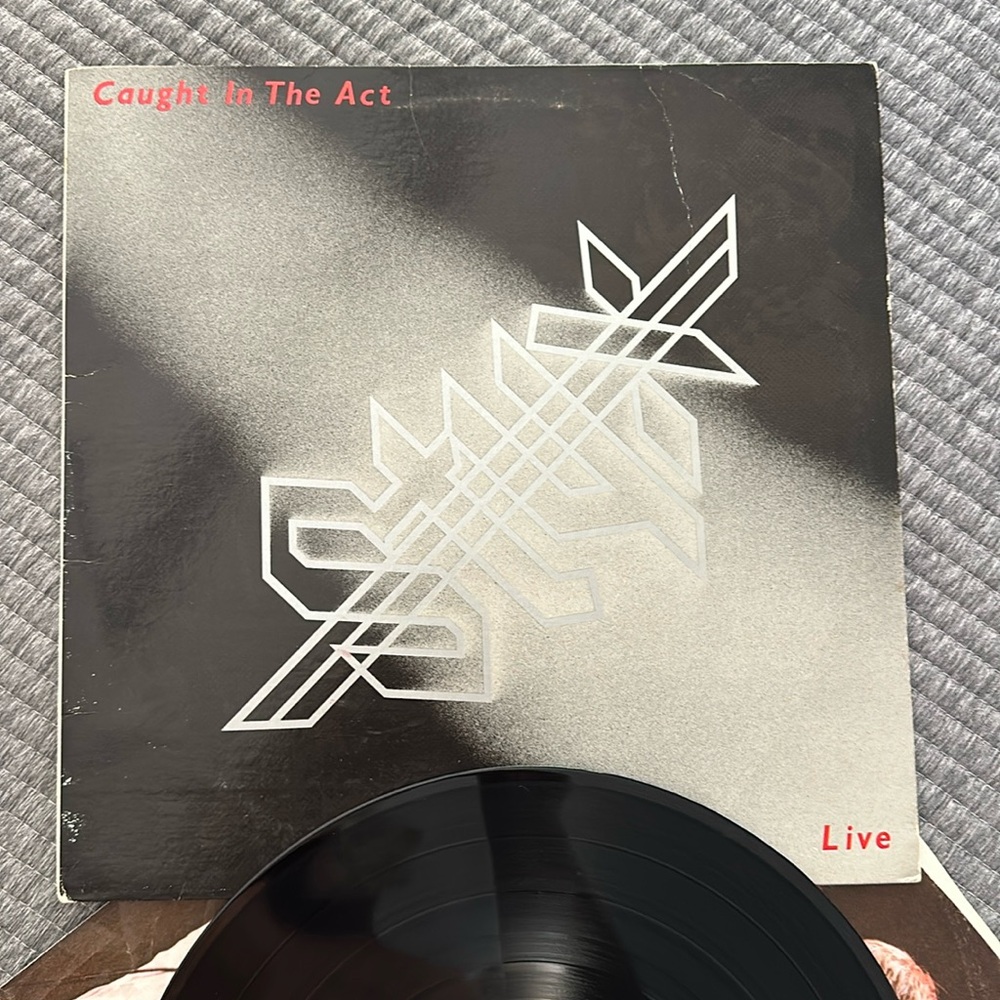 Styx caught in the act live vinyl record album